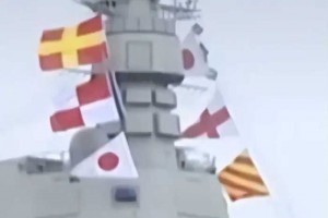 福建舰海试为啥要悬挂“日本国旗”？